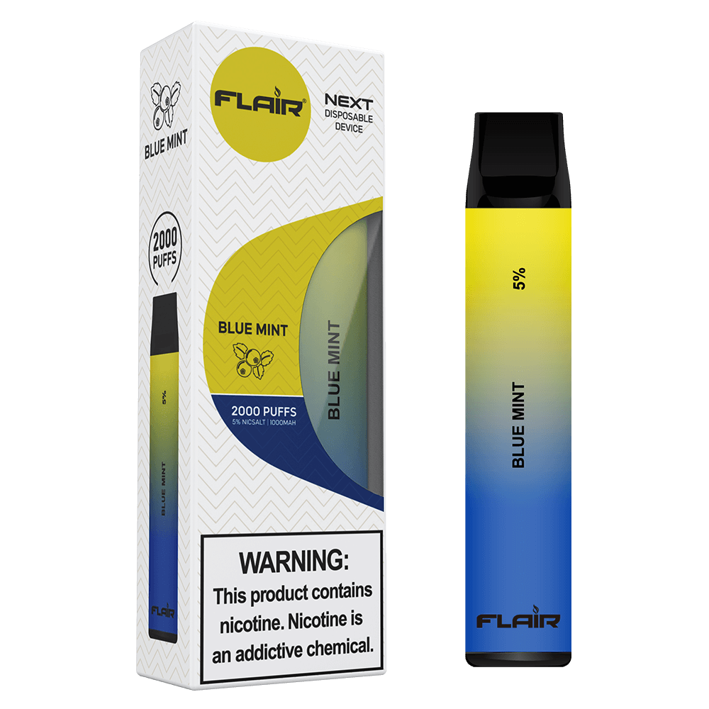 Flair Next Synthetic Nicotine Disposable Device (Blue Mint - 2000 puffs)