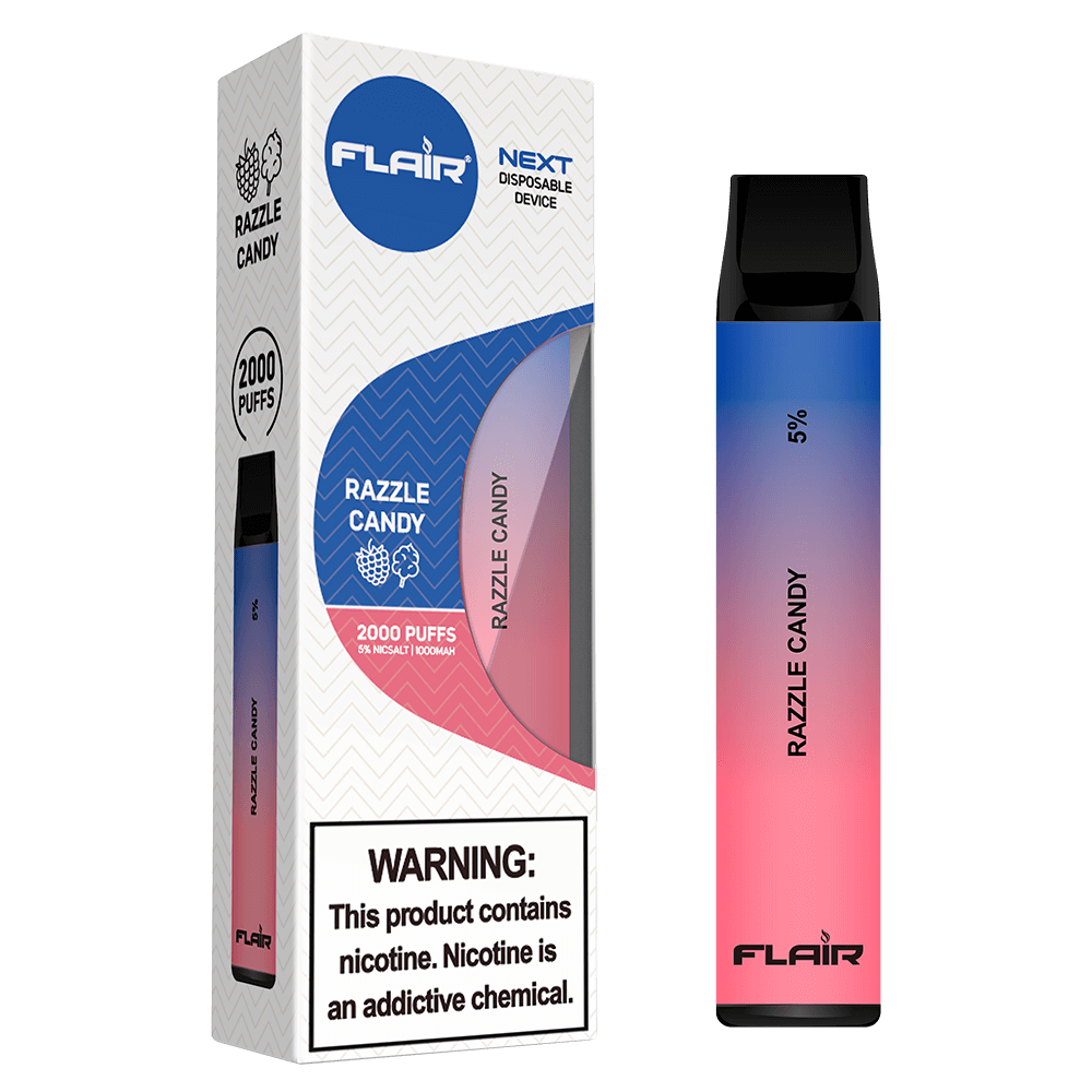 Flair Next Synthetic Nicotine Disposable Device (Razzle Candy - 2000 puffs)