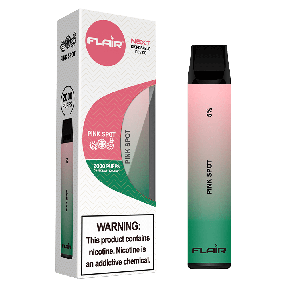 Flair Next Synthetic Nicotine Disposable Device (Pink Spot- 2000 puffs)