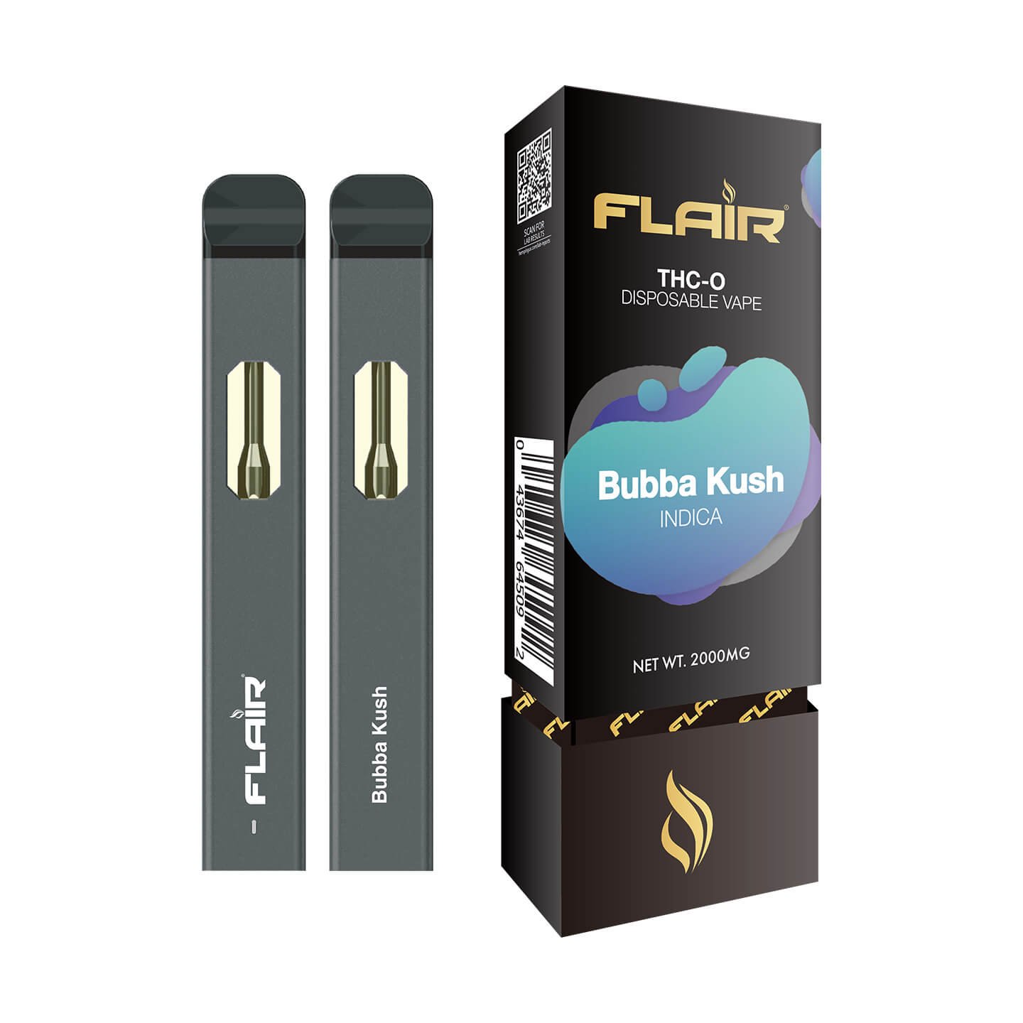 Flair THC-O Disposable (Bubba Kush)