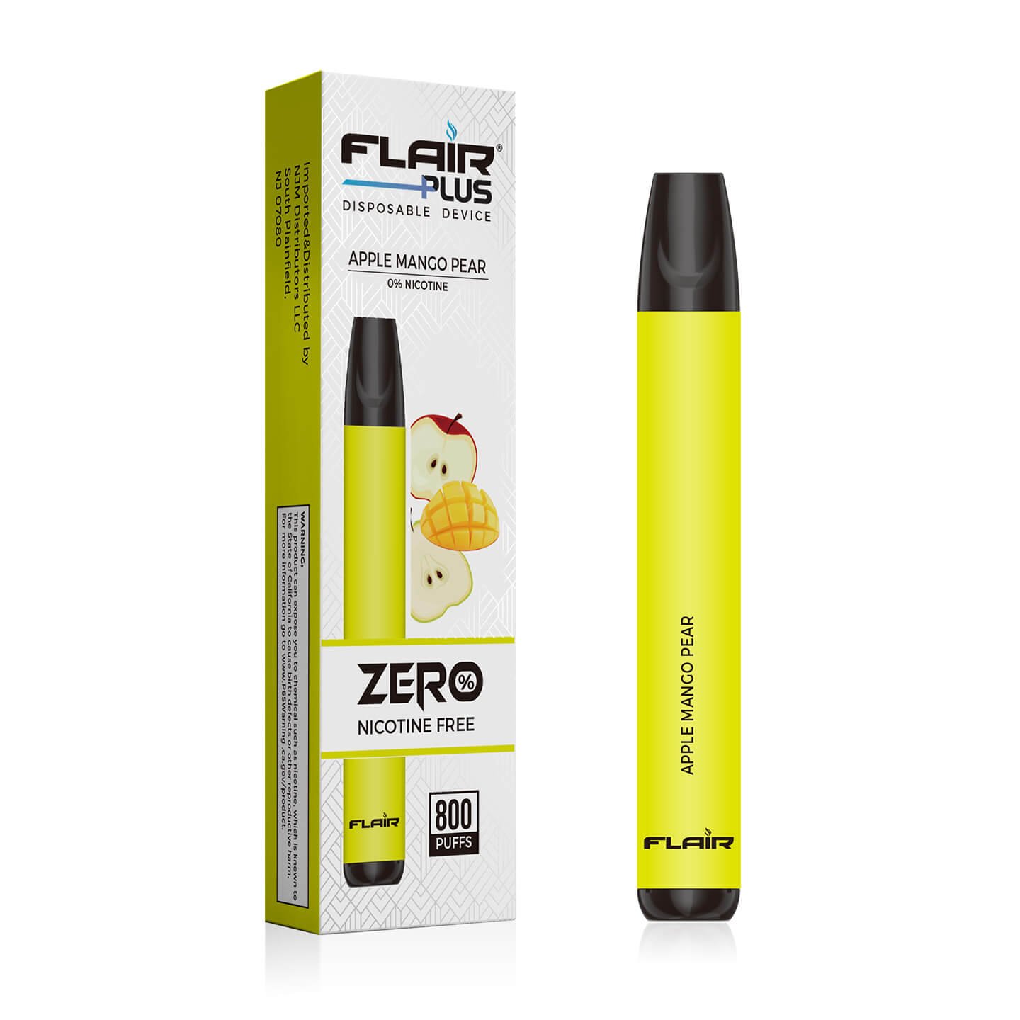 Flair Plus Disposable Devices Zero Nicotine (Apple Mango Pear)