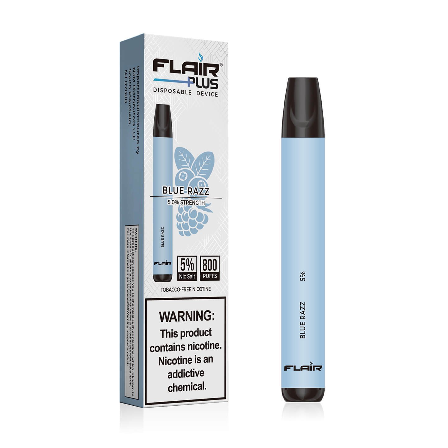 Flair Plus Disposable Devices (Blue Razz - 800 Puffs)
