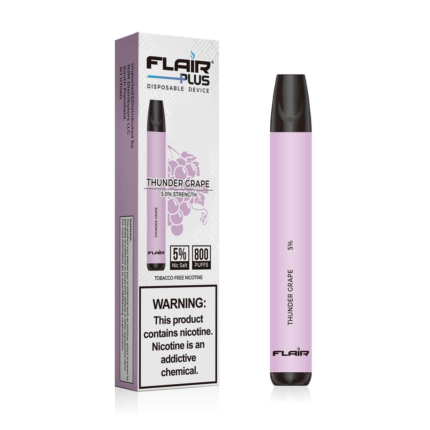 Flair Plus Disposable Devices (Thunder grape - 800 Puffs)