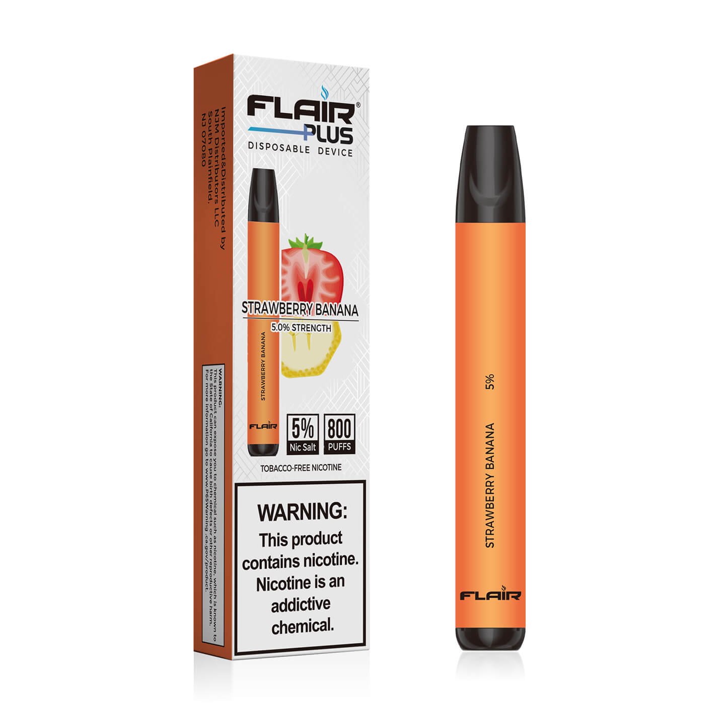 Flair Plus Disposable Devices (Strawberry Banana - 800 Puffs)