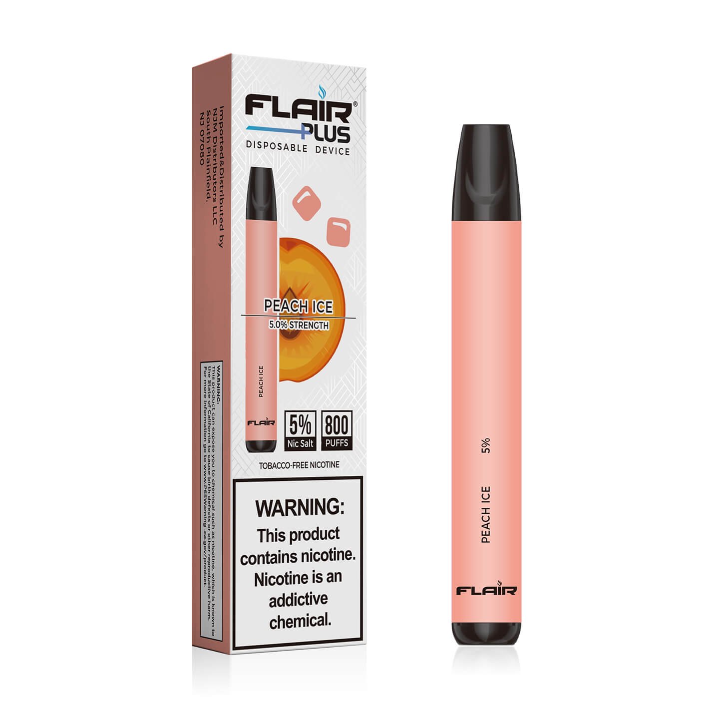 Flair Plus Disposable Devices (Peach Ice - 800 Puffs)