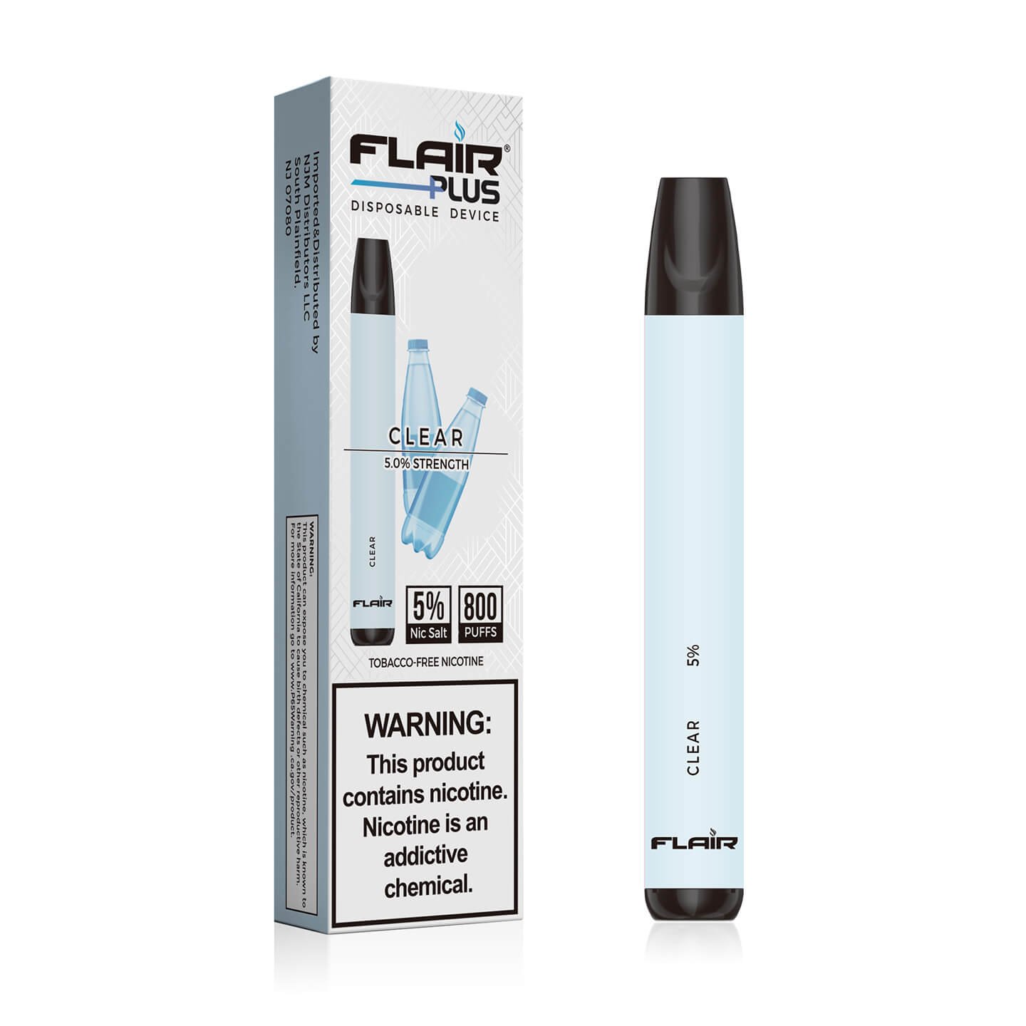Flair Plus Disposable Devices (Clear - 800 Puffs)