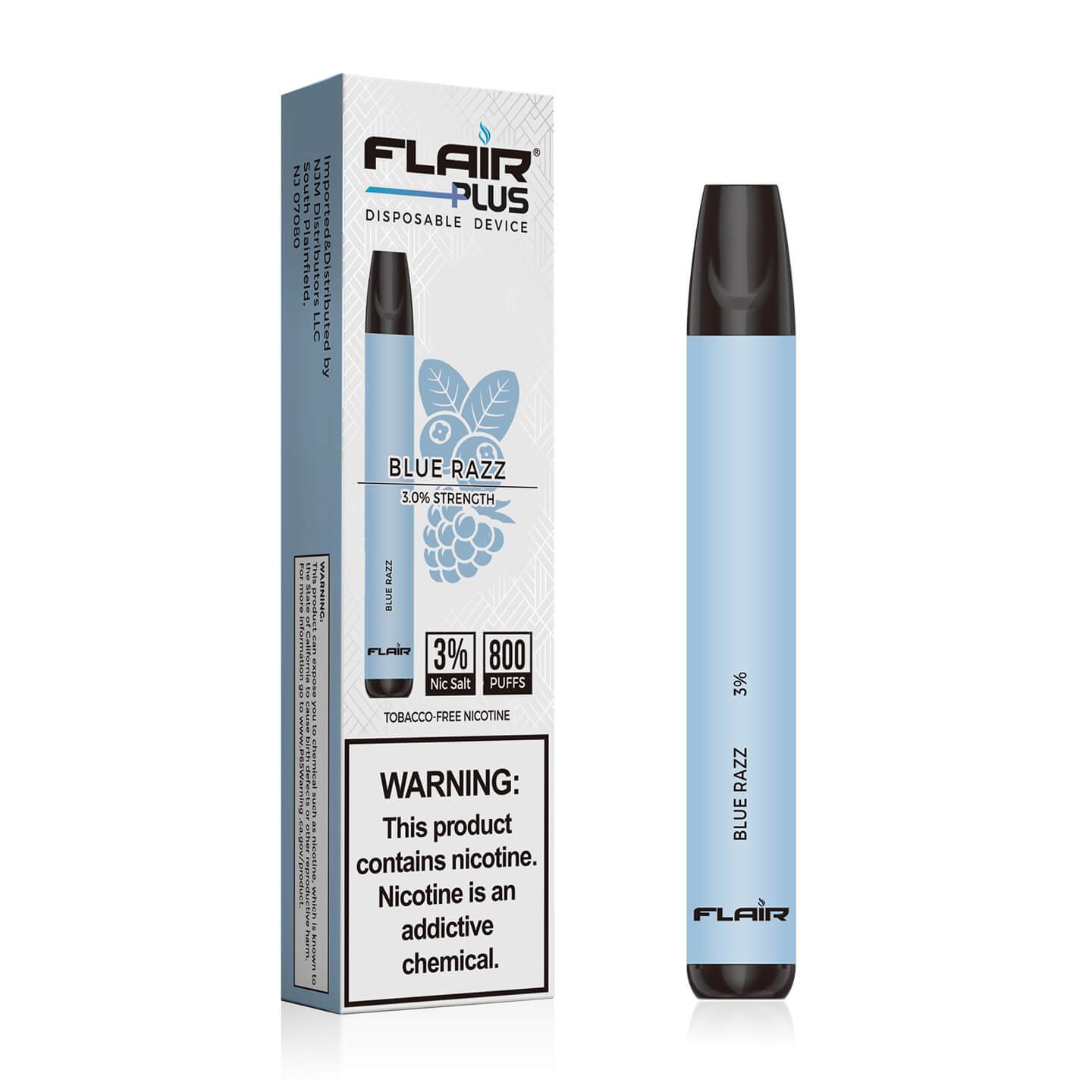 Flair Plus Disposable 3% Nicotine (Blue Razz)