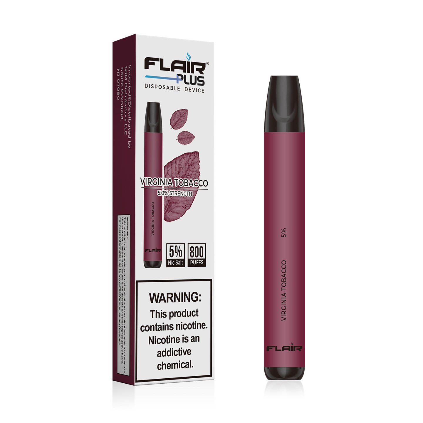 Flair Plus Disposable Devices (Virginia Tobacco - 800 Puffs)