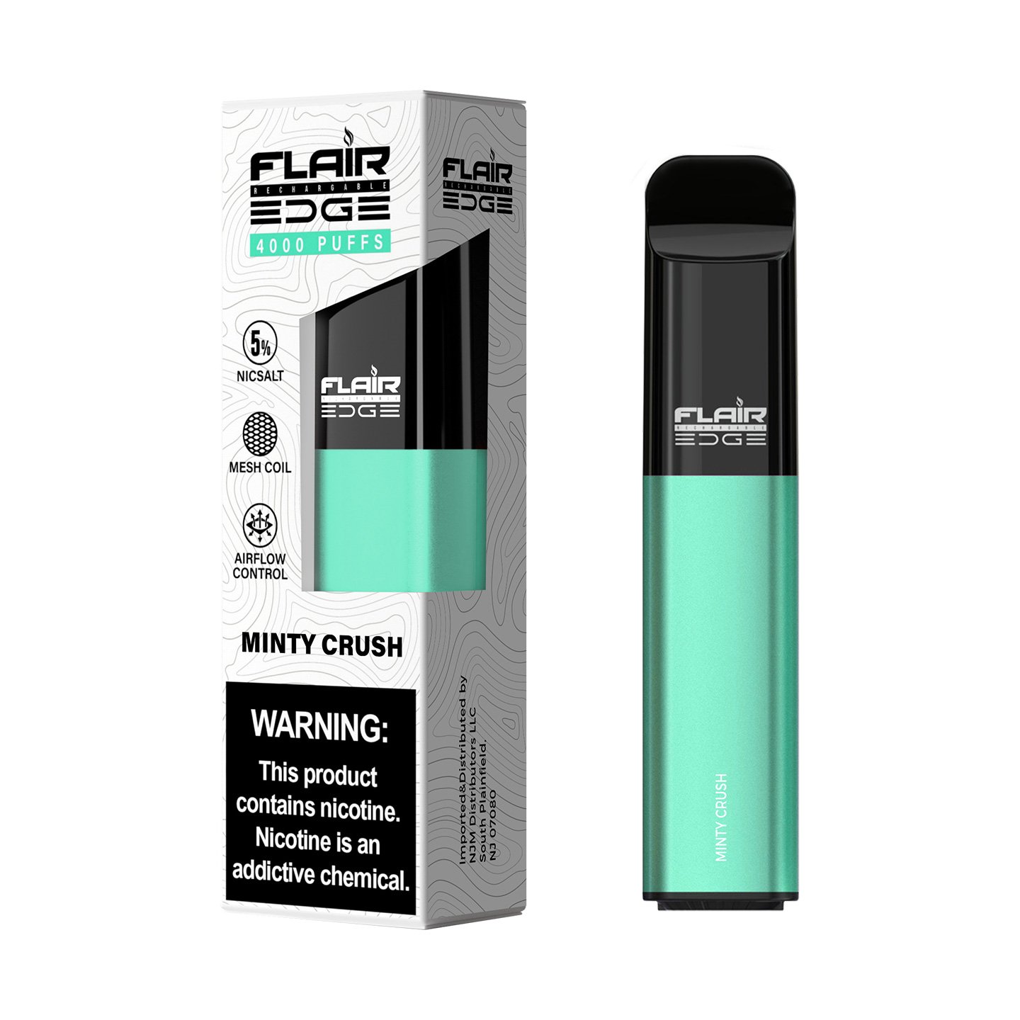 Flair Edge Rechargeable Disposable Devices (Minty Crush - 4000 Puffs)