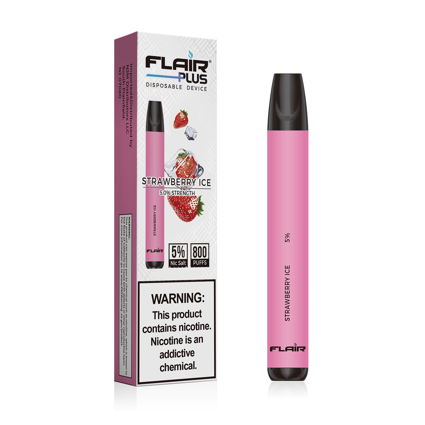 Flair Plus Disposable Devices (Strawberry ice - 800 Puffs)