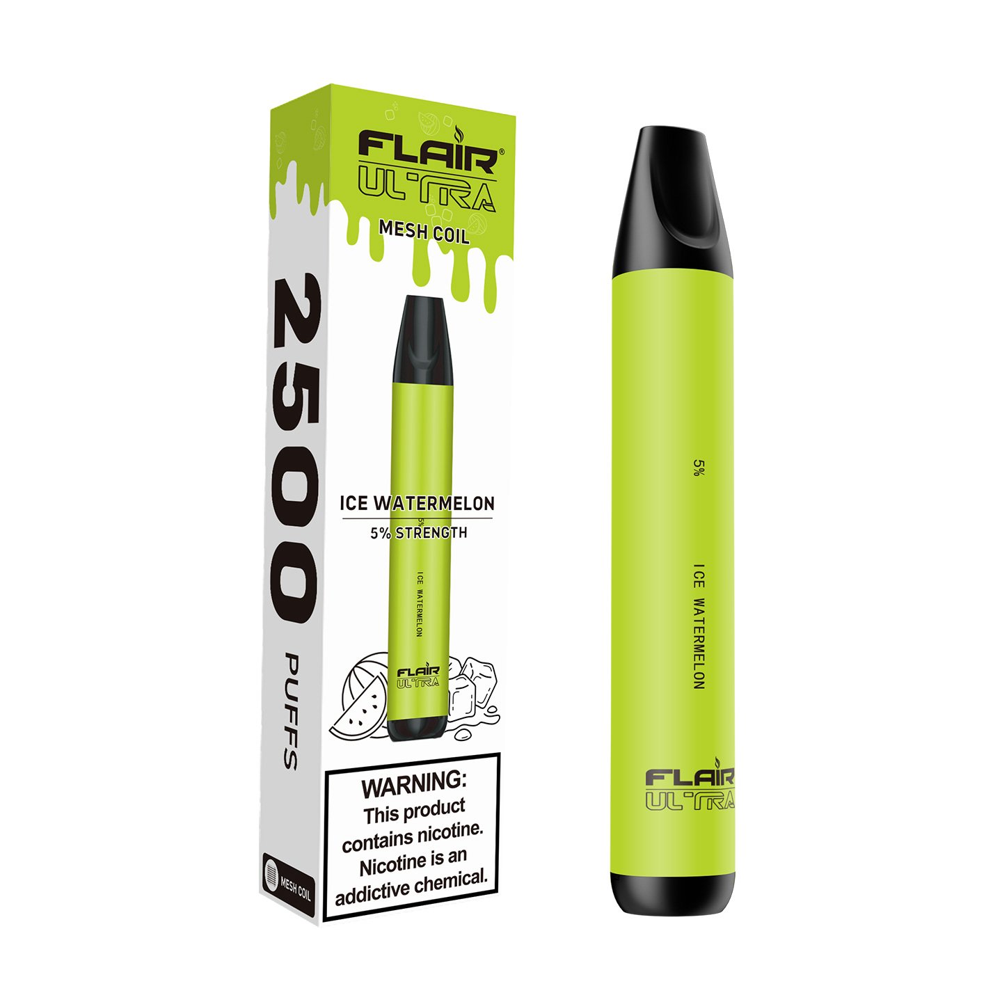 Flair Ultra Disposable Devices (Ice Watermelon - 2500 Puffs)