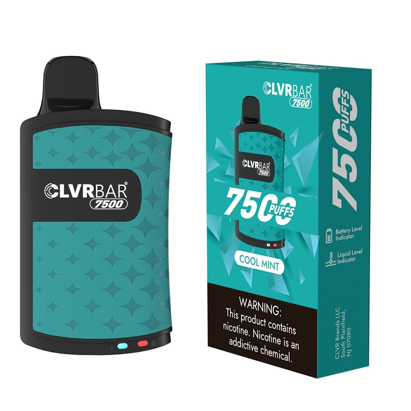 CLVRBAR Disposable Device (Cool Mint - 7500 Puffs)