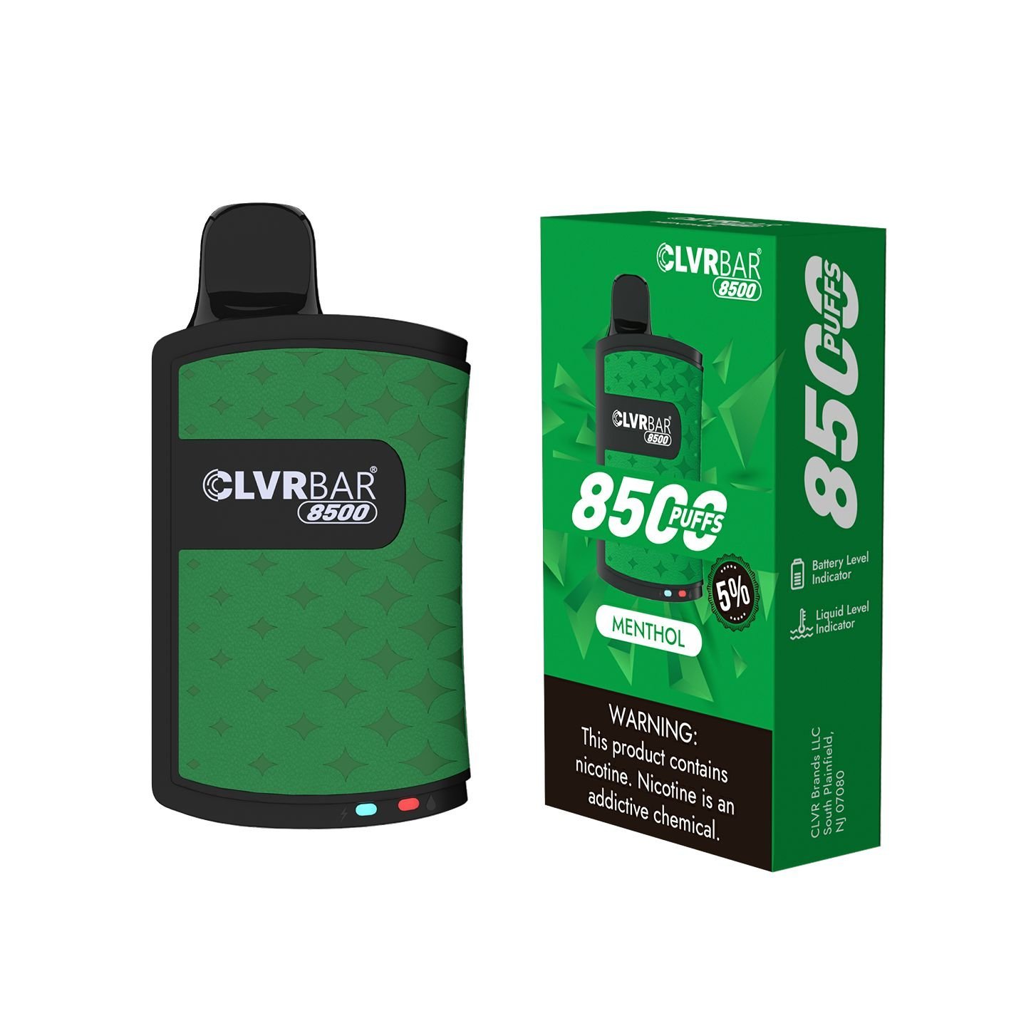 CLVRBAR disposable device 8500 Puffs- Menthol