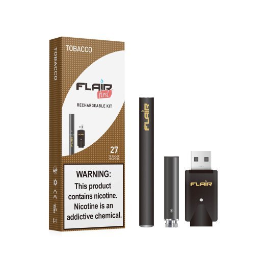 Flair E-cig Kit 27mg - Tobacco