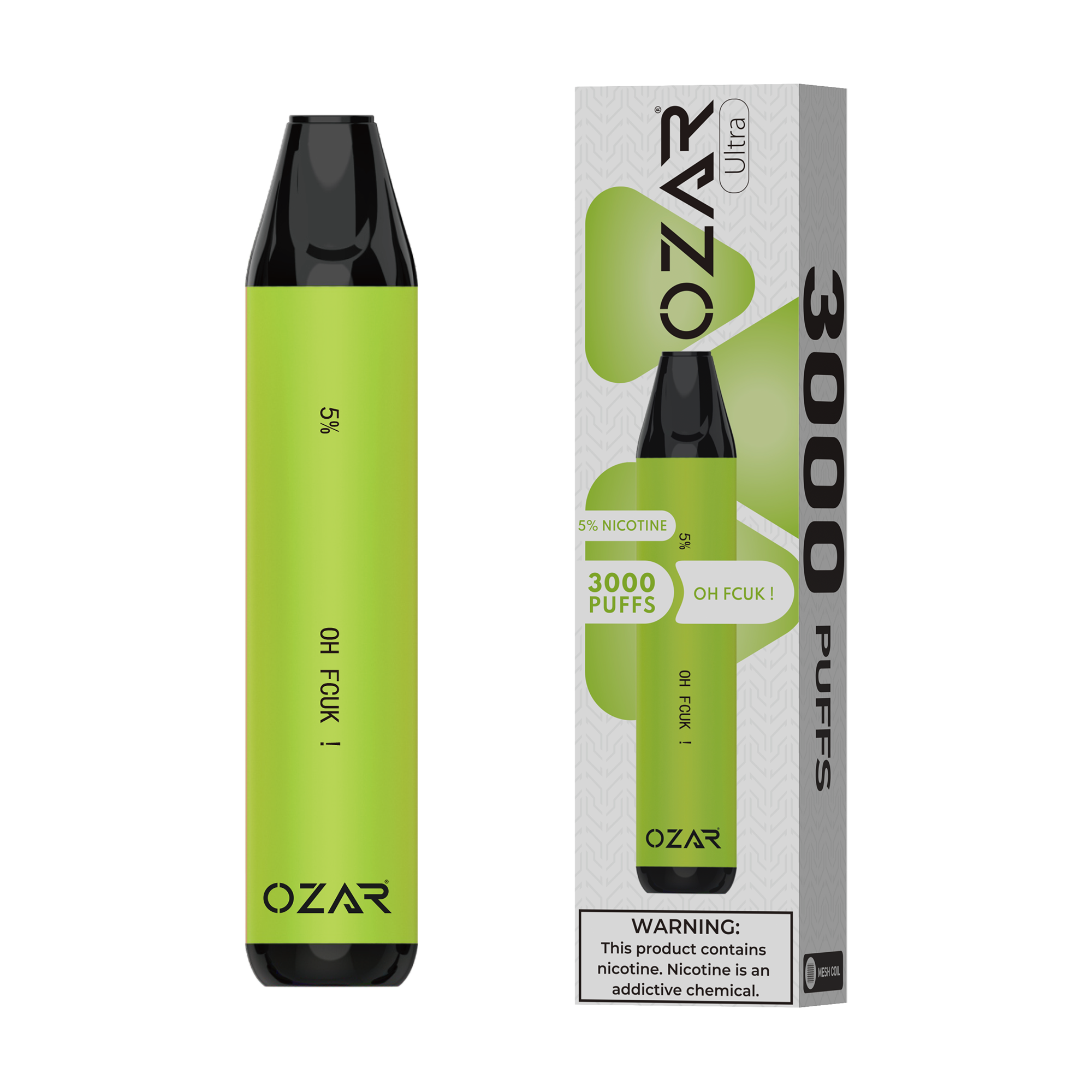 Ozar Ultra Disposable Vape Oh Fcuk! 3000 Puffs