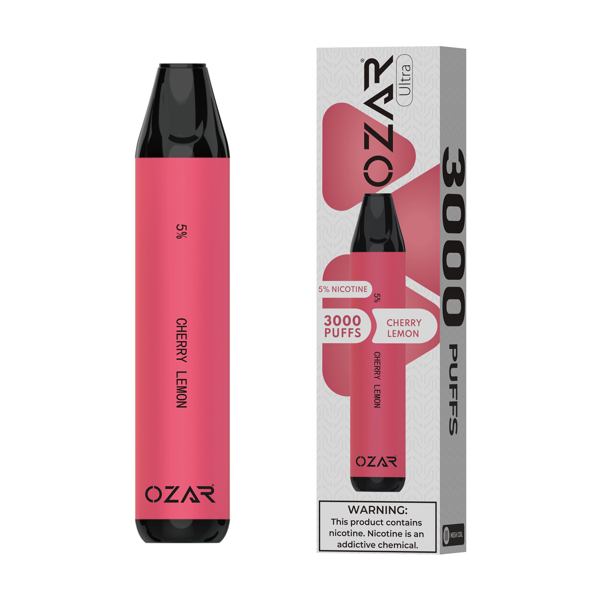 Ozar Ultra Disposable Vape Cherry Lemon 3000 Puffs - Flair eCig